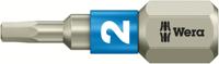 Wera 3840/1 TS Bits Zeskant, RVS, Hex-Plus, 2.0 x 25 mm - 1 stuk(s) - 05071071001