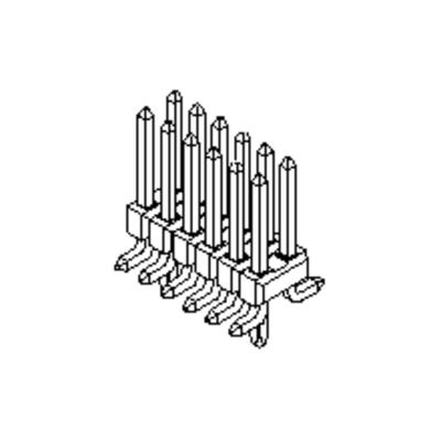 Molex 15911162 Male header, inbouw (standaard) Inhoud: 1 stuk(s) Tube Molex 15911162 Male header, inbouw (standaard) Inhoud: 1 stuk(s) Tube