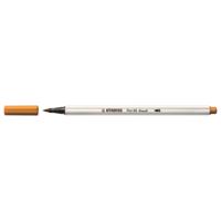 Stabilo pen 68 brush - viltstift - donker oker (89)