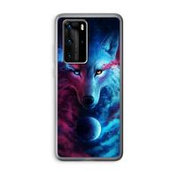 Where Light And Dark Meet: Huawei P40 Pro Transparant Hoesje