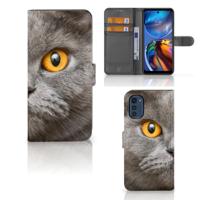 Telefoonhoesje | Met pasjeshouder | Motorola Moto E32 | Moto E32s Britse Korthaar