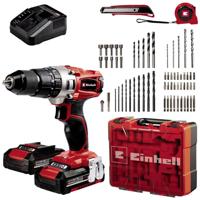 Einhell Power X-Change TE-CD 18/2 Li-i +64 (2x2,0 Ah) Accu-klopboor/schroefmachine 2 snelheden Incl. 2 accus Einhell Power X-Change TE-CD 18/2 Li-i +64 (2x2,0 Ah) Accu-klopboor/schroefmachine 2 snelheden Incl. 2 accus