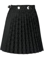 Charles Jeffrey Loverboy jupe plissée à motif en jacquard - Noir