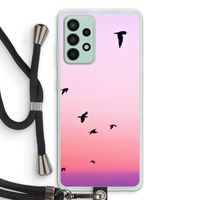 Fly away: Samsung Galaxy A52s 5G Transparant Hoesje met koord