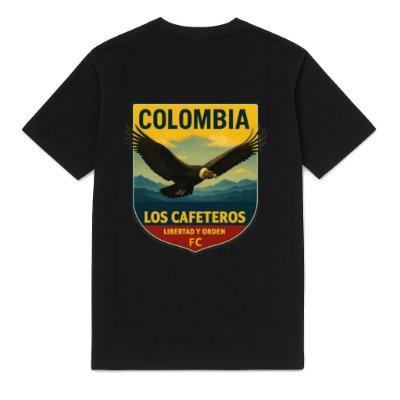 FC ELEVEN - Colombia Los Cafeteros Heavy T-Shirt - Zwart