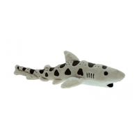 Pluche knuffel luipaard haai 31 cm - thumbnail