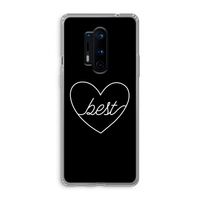 Best heart black: OnePlus 8 Pro Transparant Hoesje