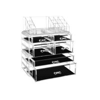 Make-up organizer met 6 lades