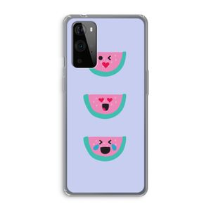 Smiley watermeloen: OnePlus 9 Pro Transparant Hoesje