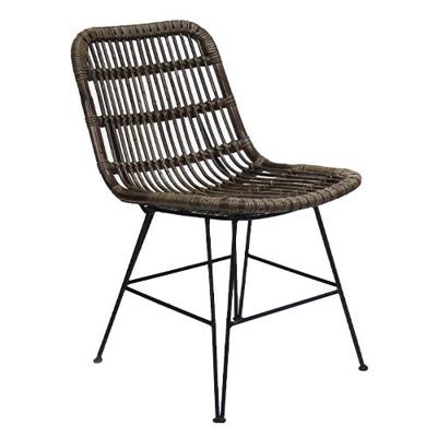 Dining Stoel Rotan Brown - Van der leeden