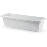 PlasticForte Plantenbak - wit - rechthoekig - 60 x 20 x 16 cm - bloembak