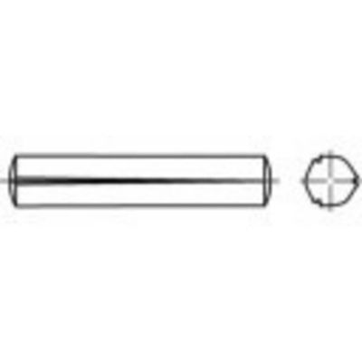 TOOLCRAFT TO-5378760 Gekerfde conische pen 8 mm RVS A1 100 stuk(s)