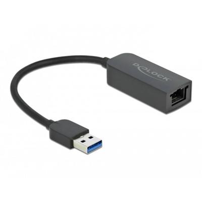 Delock USB 2.0 Adapter [1x USB-A-stekker - 1x RJ45-bus] 66646 0.16 m