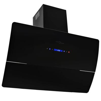 Wandafzuigkap 756 m³/u 90 cm roestvrij staal zwart
