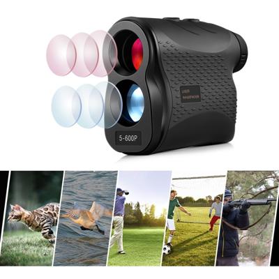 5-600P handheld golf laser afstand meet instrument telescoop bereik Finder afstand meetmachine 600m