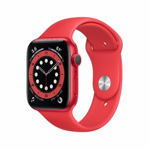 Refurbished Watch Series 6 40MM Rood Sportbandje Als nieuw Nee (marge product)