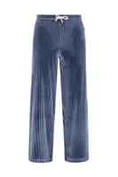 Like Flo winter velvet wide leg broek meisjes - blauw - Fem