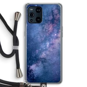 Nebula: Oppo Find X3 Transparant Hoesje met koord