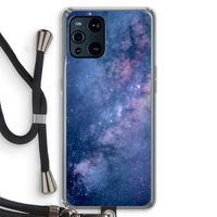 Nebula: Oppo Find X3 Transparant Hoesje met koord