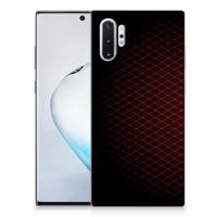 Samsung Galaxy Note 10 Plus | TPU bumper | Geruit Rood
