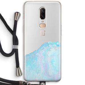 Fantasie pastel: OnePlus 6 Transparant Hoesje met koord