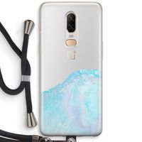 Fantasie pastel: OnePlus 6 Transparant Hoesje met koord