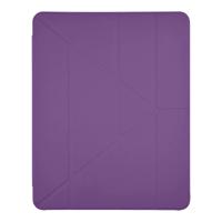 Pomologic BookFold pencil hoesje iPad Pro 11" (M4/M5) - Clear/Purple