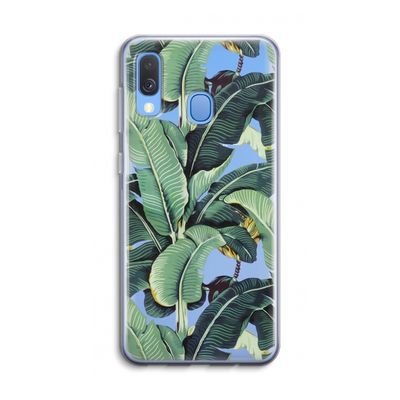 Bananenbladeren: Samsung Galaxy A40 Transparant Hoesje