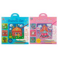 Moxy sjablonenset met 5 potloden