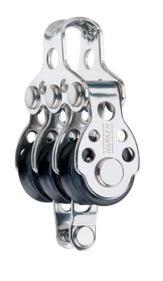 Harken 16mm 3-schijfsblok Met Hondsvot Default