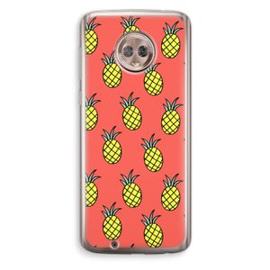 Ananas: Motorola Moto G6 Transparant Hoesje