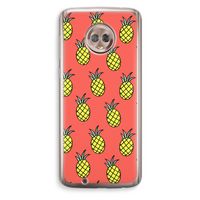 Ananas: Motorola Moto G6 Transparant Hoesje