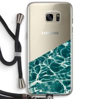 Weerkaatsing water: Samsung Galaxy S7 Edge Transparant Hoesje met koord
