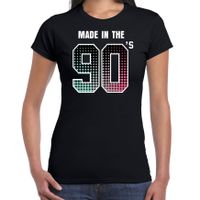 Nineties t-shirt made in the 90s / geboren in de jaren 90 zwart voor dames - thumbnail