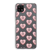 Chicks before dicks: Samsung Galaxy A22 5G Transparant Hoesje