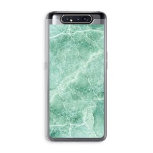 Groen marmer: Samsung Galaxy A80 Transparant Hoesje