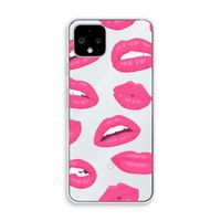 Bite my lip: Pixel 4 Transparant Hoesje