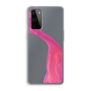 Paarse stroom: OnePlus 9 Pro Transparant Hoesje