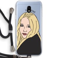Mary Kate: Samsung Galaxy J3 (2017) Transparant Hoesje met koord