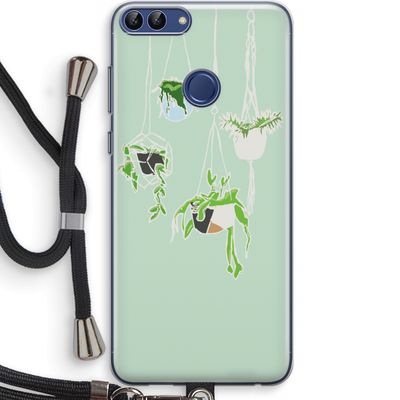 Hang In There: Huawei P Smart (2018) Transparant Hoesje met koord