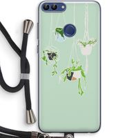 Hang In There: Huawei P Smart (2018) Transparant Hoesje met koord