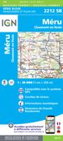 Wandelkaart - Topografische kaart 2212 SB - Serie Bleue Méru, Chaumont-en-Vexin | IGN - Institut Géographique National