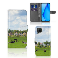 Huawei P40 Lite Telefoonhoesje met Pasjes Koeien - thumbnail