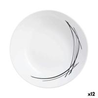 Diep bord Arcopal Domitille Tweekleurig Glas (20 cm) (12 Stuks)