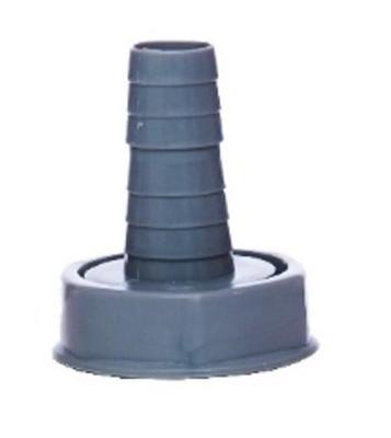 Kirchhoff ECO-SAVE kunststof apparaataansluiting, grijs, 1 1/2"IT x 3/4"-mondstuk, voor wasapparaatsifon - 988384419