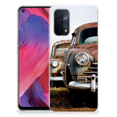 OPPO A93 5G | Siliconen hoesje | met foto Vintage Auto