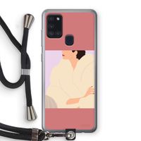 Cosy: Samsung Galaxy A21s Transparant Hoesje met koord Cosy: Samsung Galaxy A21s Transparant Hoesje met koord