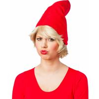 Carnaval verkleed hoed Kabouter - puntmuts - rood - volwassene - verkleed als kaboutertjes - sprookj Carnaval verkleed hoed Kabouter - puntmuts - rood - volwassene - verkleed als kaboutertjes - sprookj
