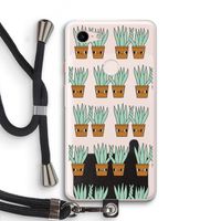 Sansevieria: Pixel 3 XL Transparant Hoesje met koord