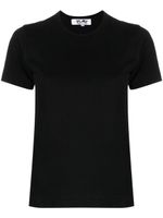 Comme Des Garçons Play t-shirt en coton à patch logo - Noir - thumbnail